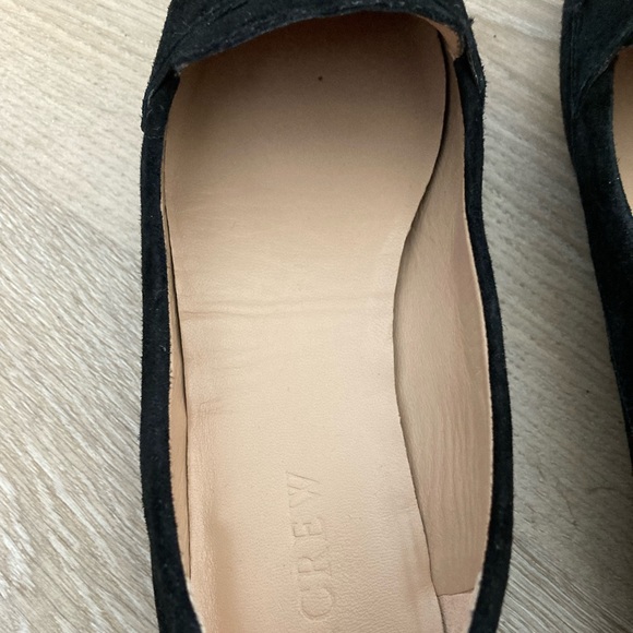 J.Crew Black Suede Loafers Sz 5.5 - Picture 4 of 6